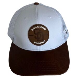 Men’s 2024 Opening Series San Diego Padres adjustable snapback hat sold out game